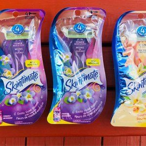 3-Skintimate Women's Shaving Razors New